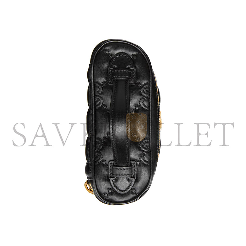 GUCCI GG MATELASSÉ TOP HANDLE MINI BAG 723770 (16*10.5*5cm)